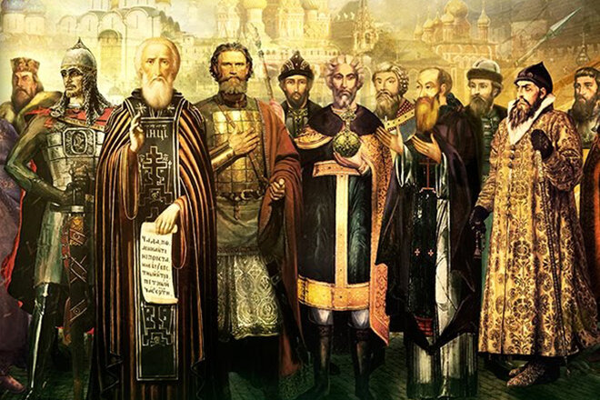 Комплект стендов "Династия Рюриковичей и Романовых", 1000х700 мм - 2 шт - купить