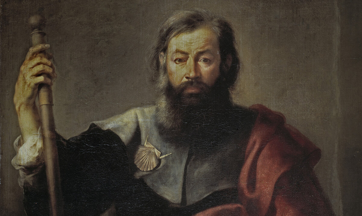 Мурильо, Бартоломе Эстебан -- Апостол Иаков"  https://caminosantiagoandalucia.org/wp-content/uploads/2019/07/25-julio-dia-apostol-santiago_422.jpg  