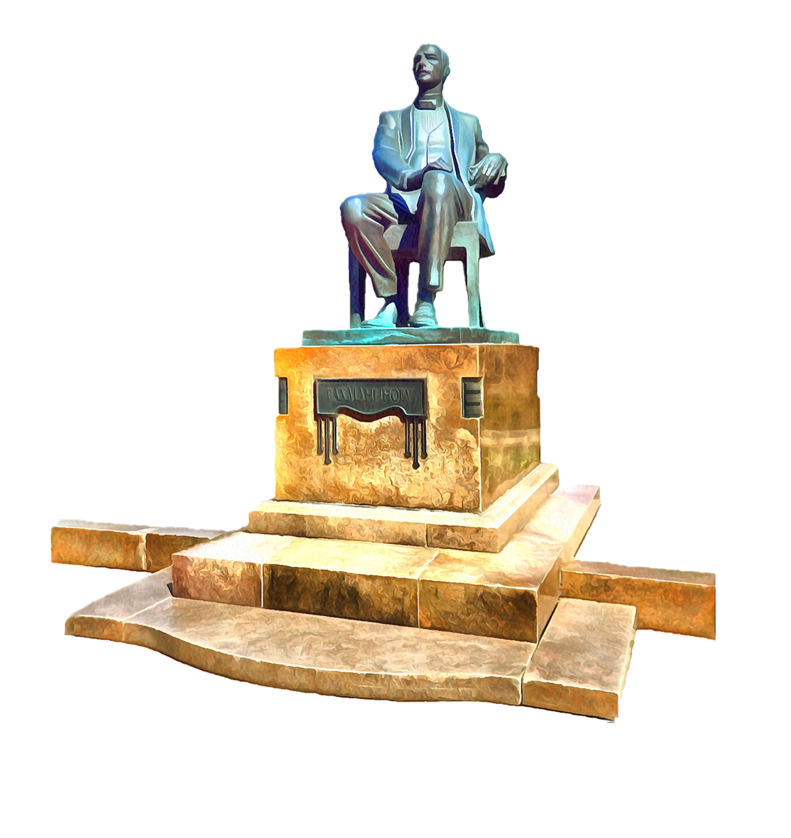 Памятник Сергею Рахманинову на Страстном бульваре