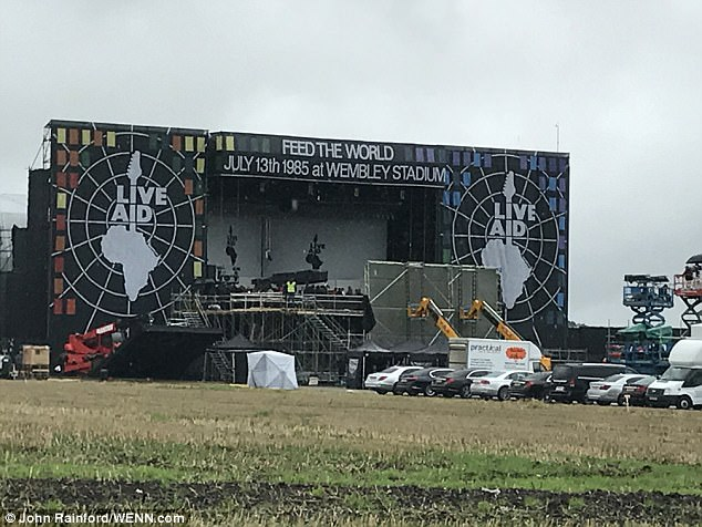 Копия стадиона Уэмбли для фильма "Богемская рапсодия". Источник: Daily Mail