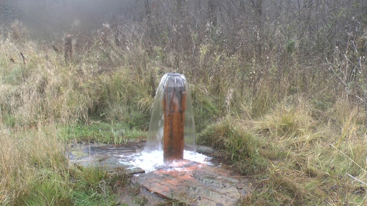 Пробурили скважину – получили самоизлив воды