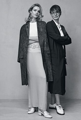 Фото с сайта http://www.marieclaire.ru/ Разговор Натальи Водяновой и Ирины Хакамады