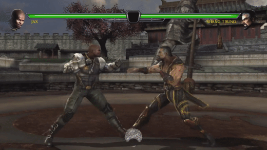 Кадры из игры МК VS DC