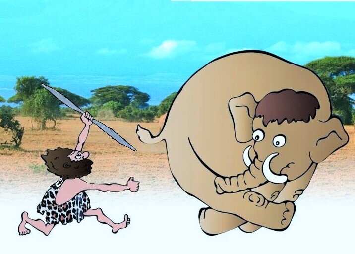 ...можно вызвать специально обученных мужичков, чтобы приволокли бревно, разделали мамонта...