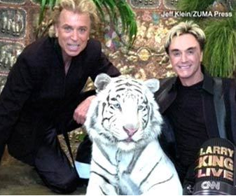 Знаменитый дуэт - Рой Хорн и Зигфрид Фишбахер