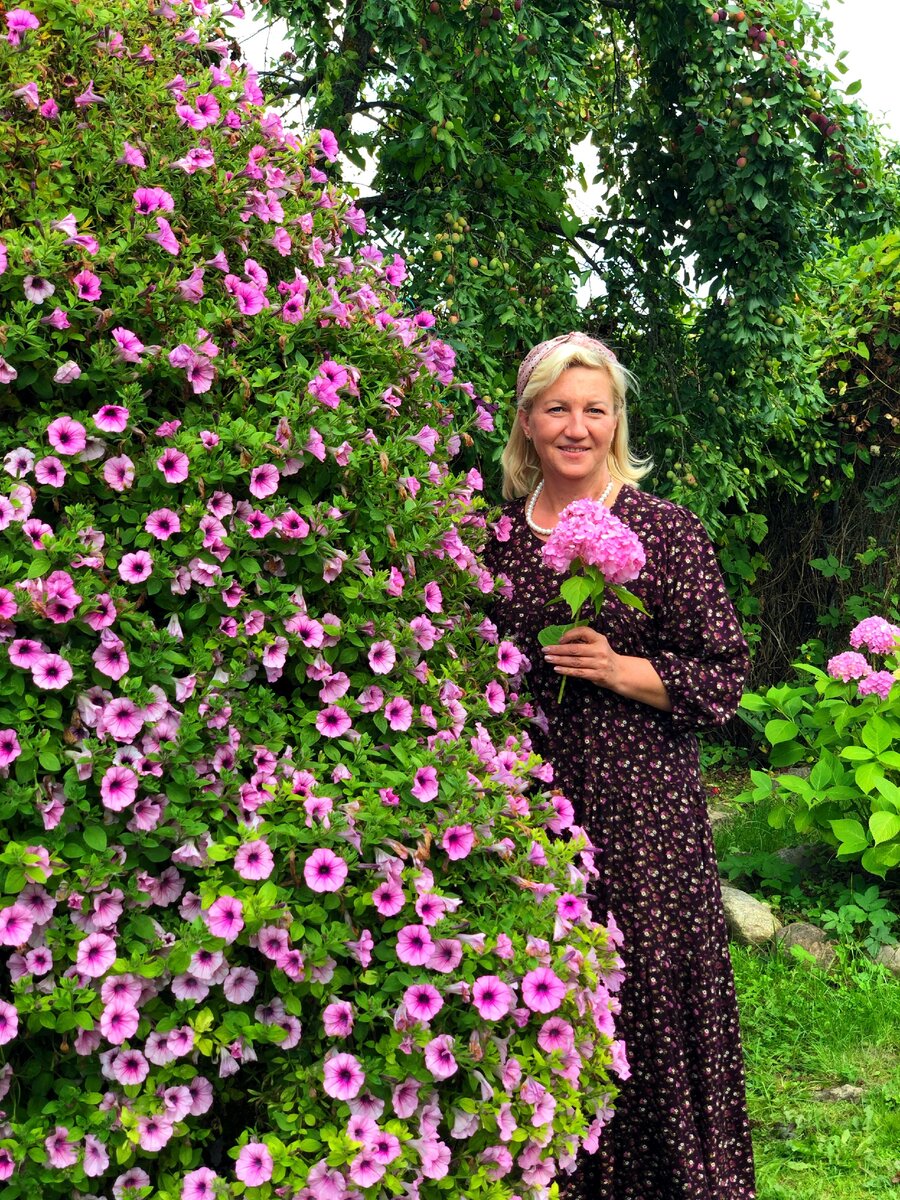 Дерево из петунии, своими руками 🌺