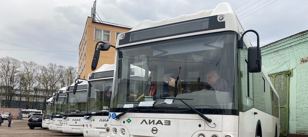 Новые автобусы  ЛиАЗ-5292 в Калуге