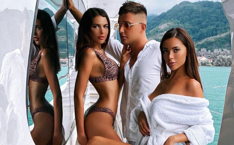 Алеся Семеренко, Никита Барышев и Юля Белая
Фото: «Инстаграм»
