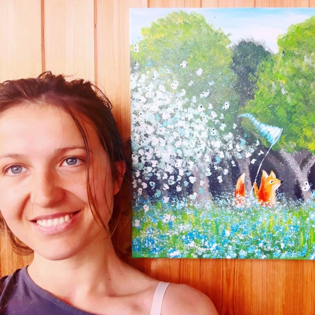 Арт клякса рисуем гуашью