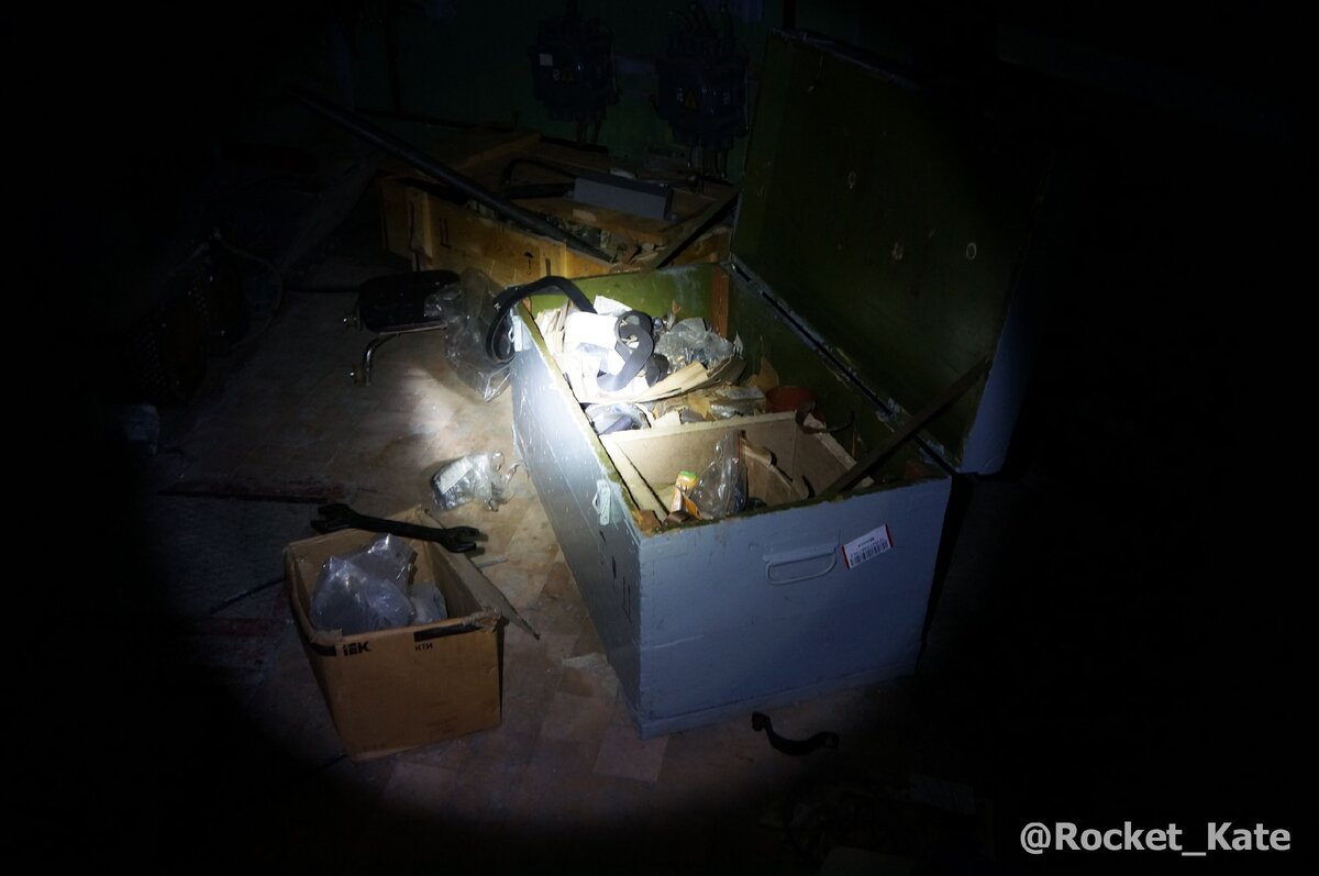 Внутри заброшенного радара в Подмосковном г.Фрязино. Первый этаж