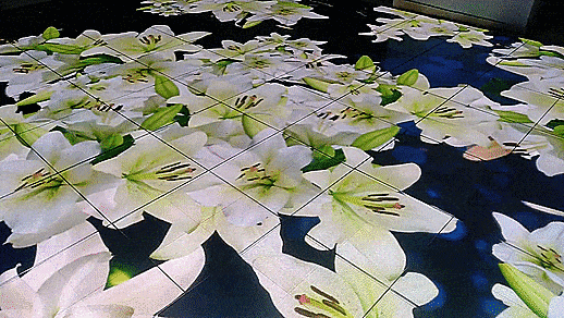 Интерактивный пол в музее Россия - моя история