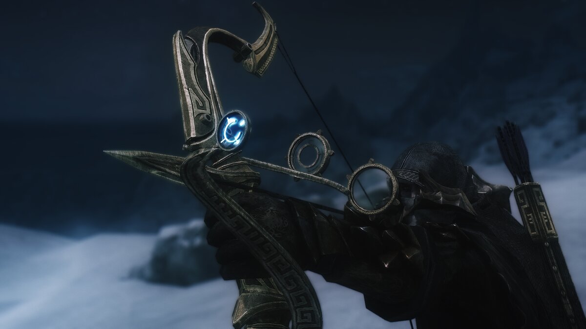 Снайперский лук в игре 