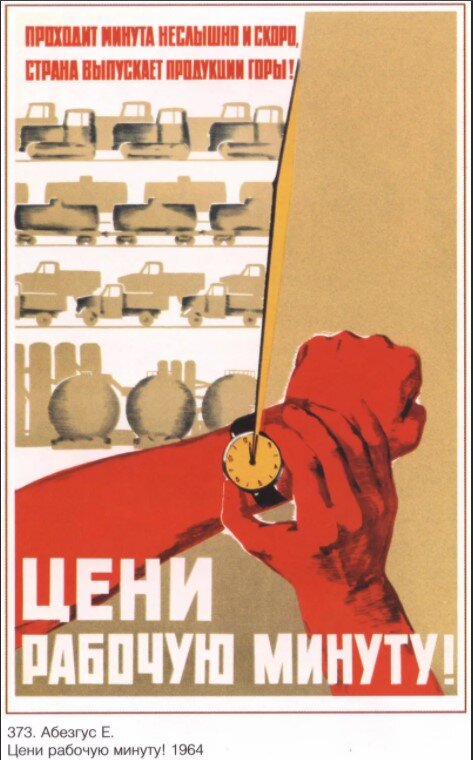 Советские плакаты о труде. Сейчас сложно поверить, что так и было ...