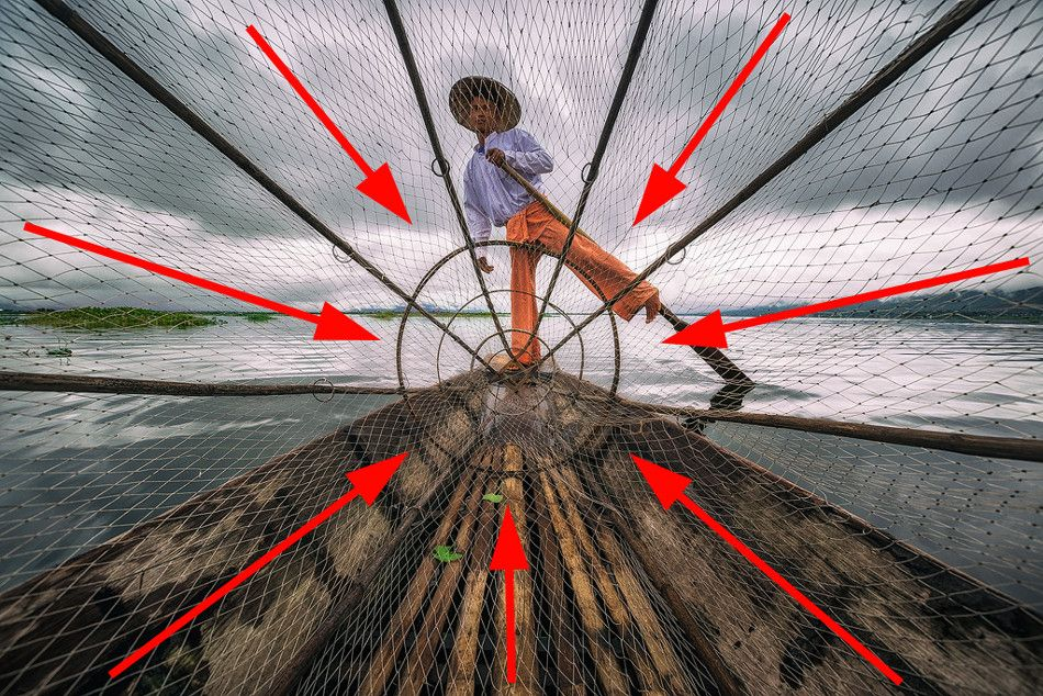 Ведущие линии на фото