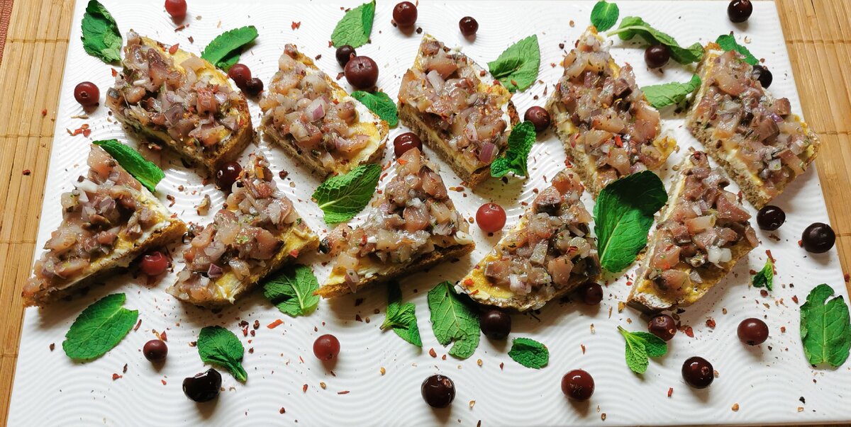 Один из возможных вариантов сервировки