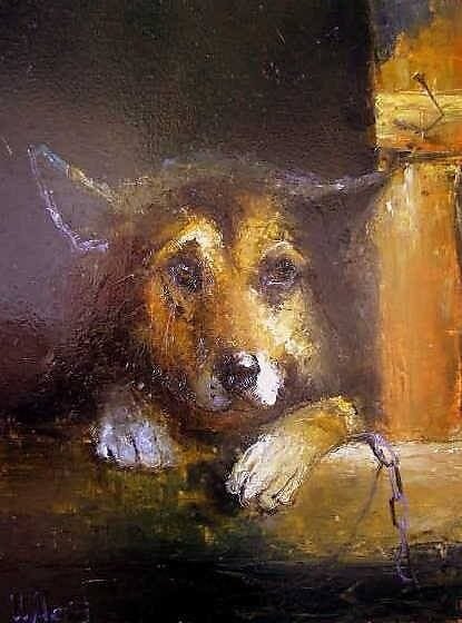 Собаки в живописи | Подборка картин, рассказывающих о верности и  преданности | Позитив красок Дарьи Орловой | Дзен