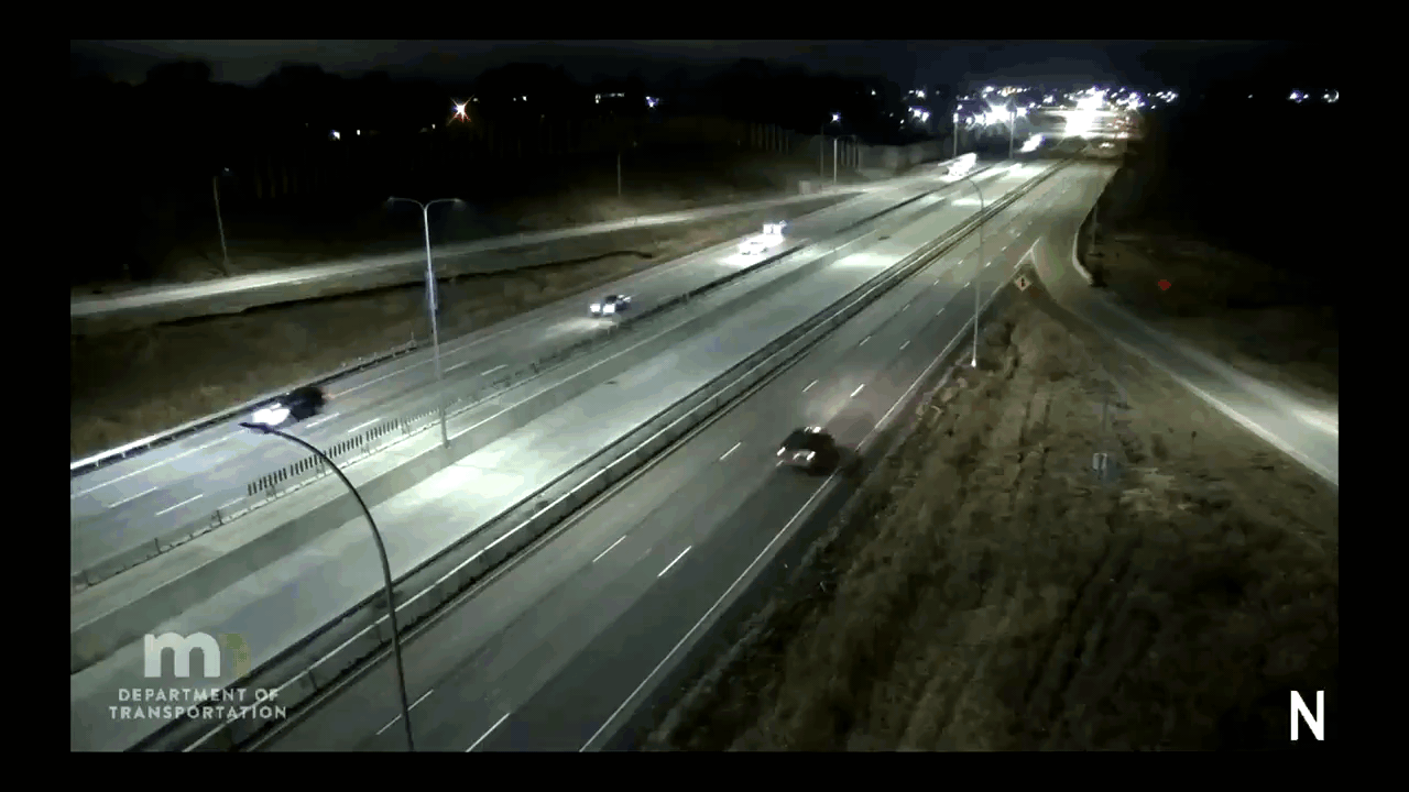 Аварийная посадка самолета (Видео Департамента Транспорта Миннесоты)