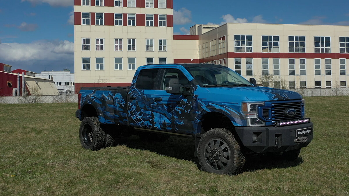 Гигант среди пикапов. Как из FORD F-450 сделали эксклюзив. | MOTORSvideo. |  Дзен