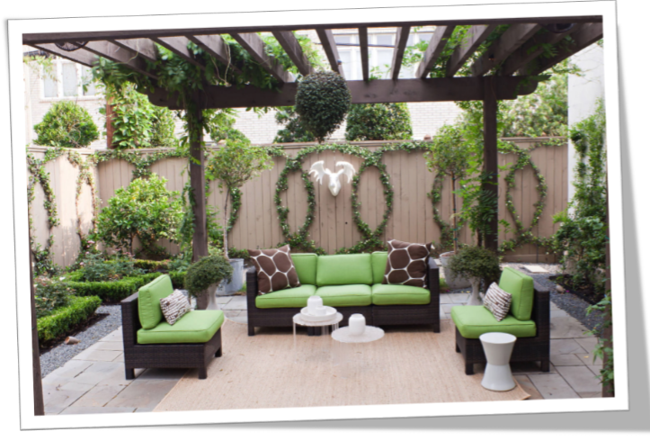 Патио в саду