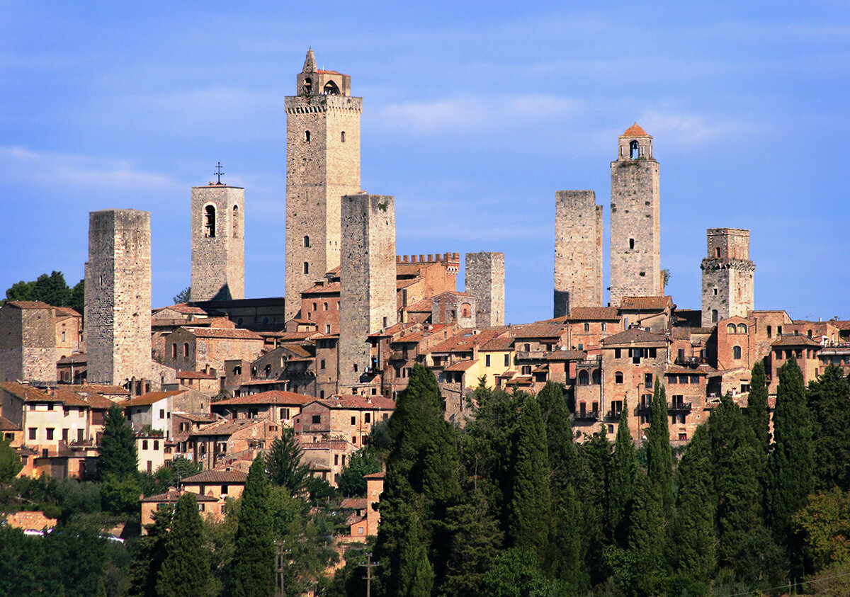 Средневековый Манхэттен - Сан-Джиминьяно, Италия  