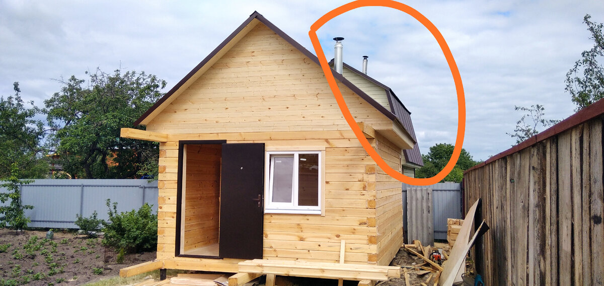 Вот эта баня на заднем фоне