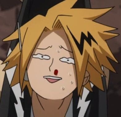 Персонаж из аниме " моя геройская академия" Денки Каминари 