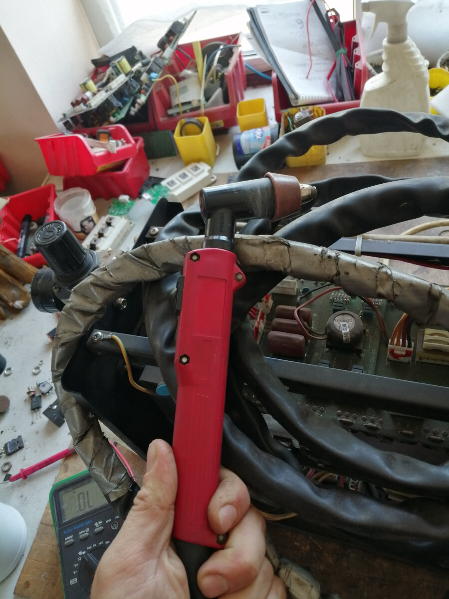 Горелка, которая шла в комплекте с установкой 