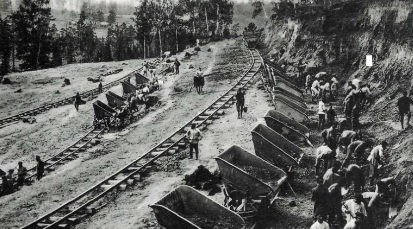 Строительство Транссиба. Источник: infourok.ru