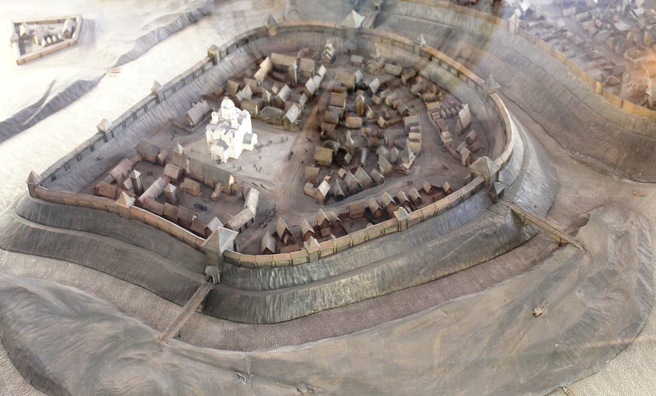 Схема древнего Суздаля 10-13 вв.