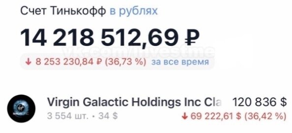 скрин - Тинькофф Инвестиции