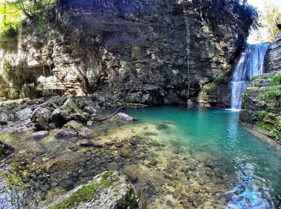 Ольгинские водопады в абхазии фото