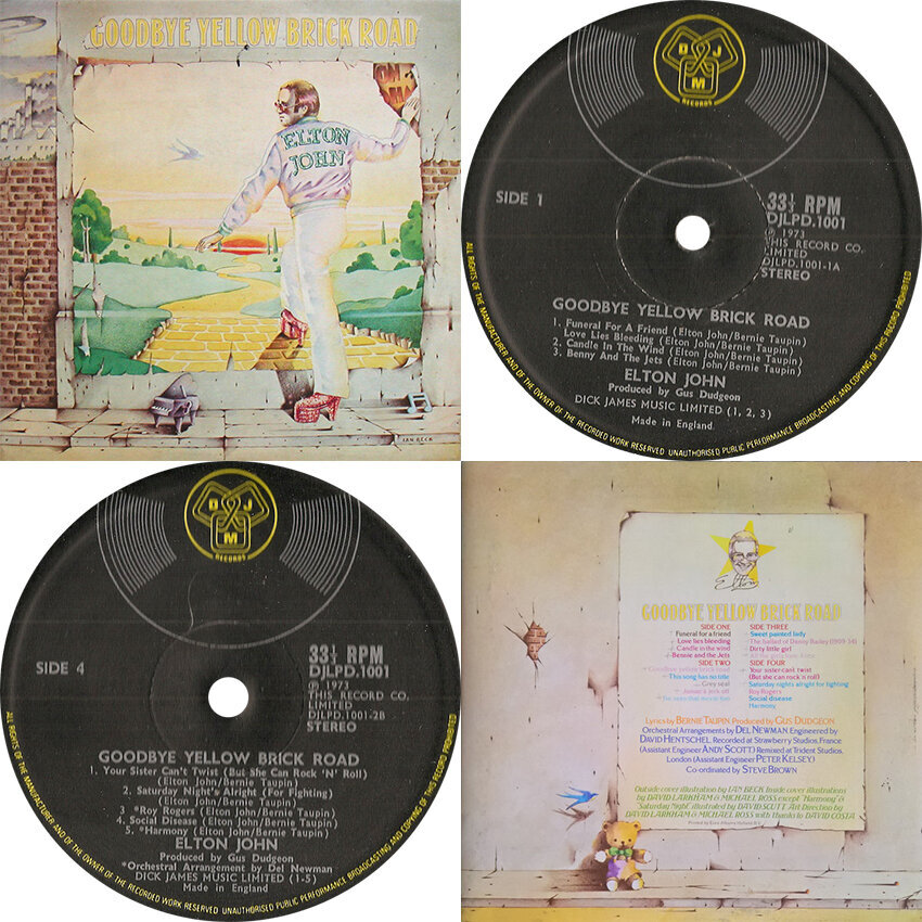 UK, 1973 - DJM Records – DJLPD 1001