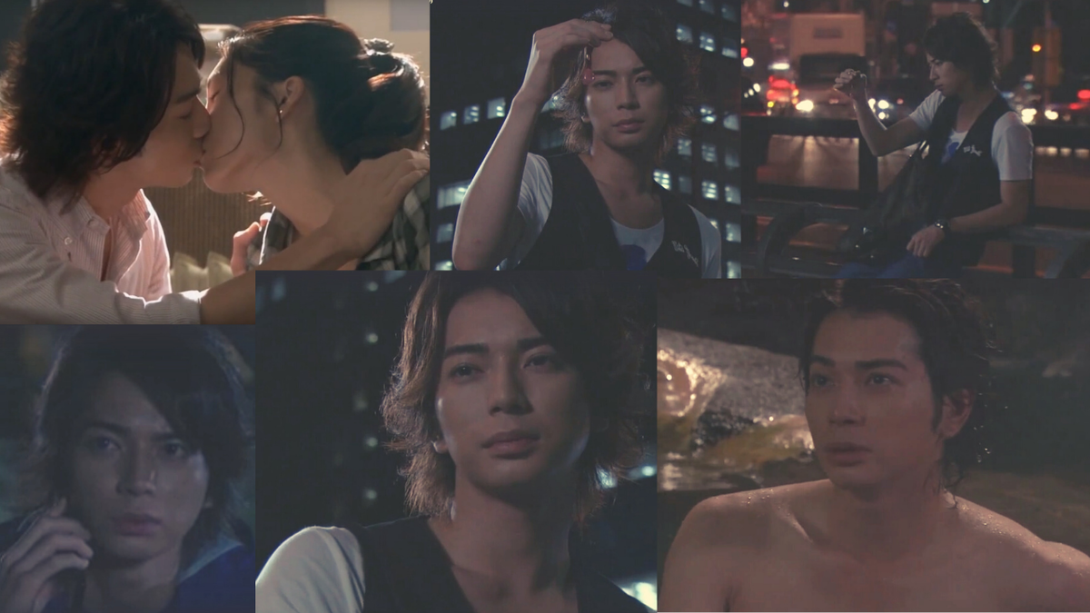 Коллаж кадров из дорамы «Любовь в радужном сиянии», для создания романтичной атмосферы девушка не обязательна)))