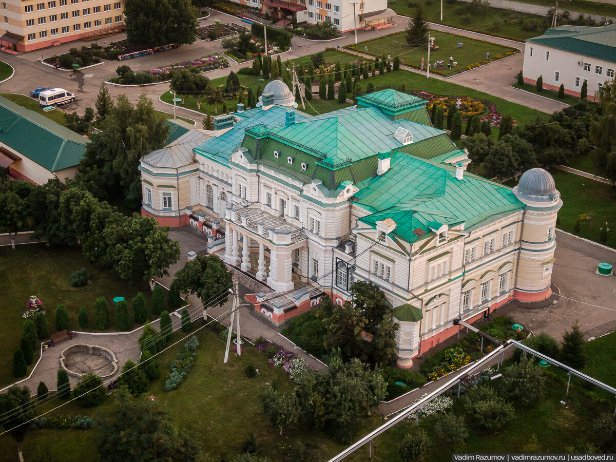 Усадьба Грабовка Устиновых с квадрокоптера, Пензенская область. | Летопись  русской усадьбы Вадима Разумова | Дзен