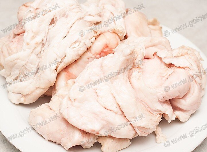 Нутряное свиное сало.