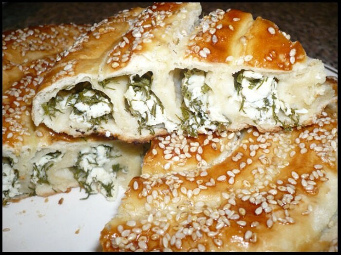 Выпечка с адыгейским сыром