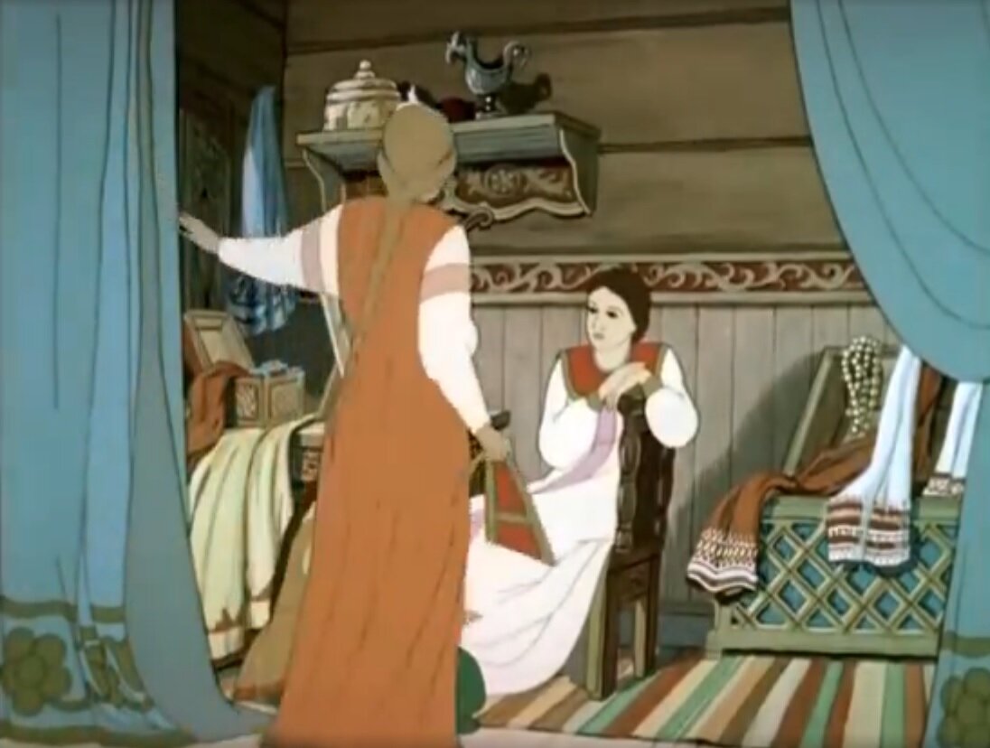 Цитата из мультфильма Волшебная птица 1953