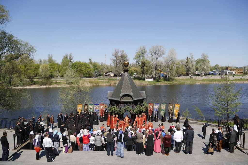 Крестный ход на реку Северский Донец 