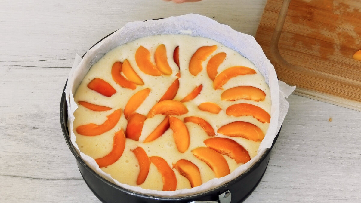 Воздушный Пирог🥧 с Абрикосами🍑 Без Масла