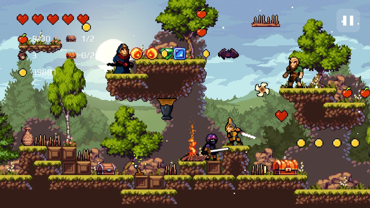 Apple Knight: Action Platformer