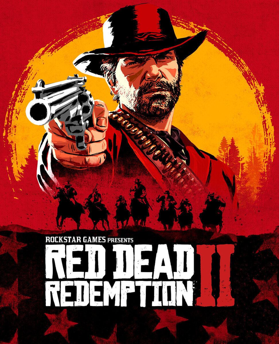 RDR2 — компьютерная игра в жанрах action-adventure и шутера от третьего лица с открытым миром, разработанная[комм. 1] и выпущенная Rockstar Games для консолей PlayStation 4 и Xbox One в 2018 году и для персональных компьютеров под управлением Windows в 2019 году. Является третьей игрой в серии Red Dead и приквелом к Red Dead Redemption 2010 года. 
Действие Red Dead Redemption 2, оформленной в духе вестерна, происходит в 1899 году на Диком Западе, на территории нескольких вымышленных штатов США. Сюжет игры построен вокруг приключений банды Датча Ван дер Линде; под управлением игрока находится один из членов банды - Артур Морган, а также Джон Марстон, уже после прохождения сюжетной линии. После неудачного ограбления парома бандиты вынуждены скрываться в глуши от федеральных агентов и охотников за головами. Red Dead Redemption 2 предлагает игроку свободно путешествовать по обширному миру игры, самостоятельно находя интересные места и занятия — к числу таких возможных занятий принадлежат перестрелки, ограбления, охота на диких животных, скачки на лошадях и нахождения коллекционных предметов (Сигаретные карточки, ловля легендарных рыб/животных, кости динозавров, наскальные рисунки и т.д.). Особая система «чести», учитывающая как достойные, так и преступные поступки игрока, влияет как на сюжет игры, так и на игровой процесс. 