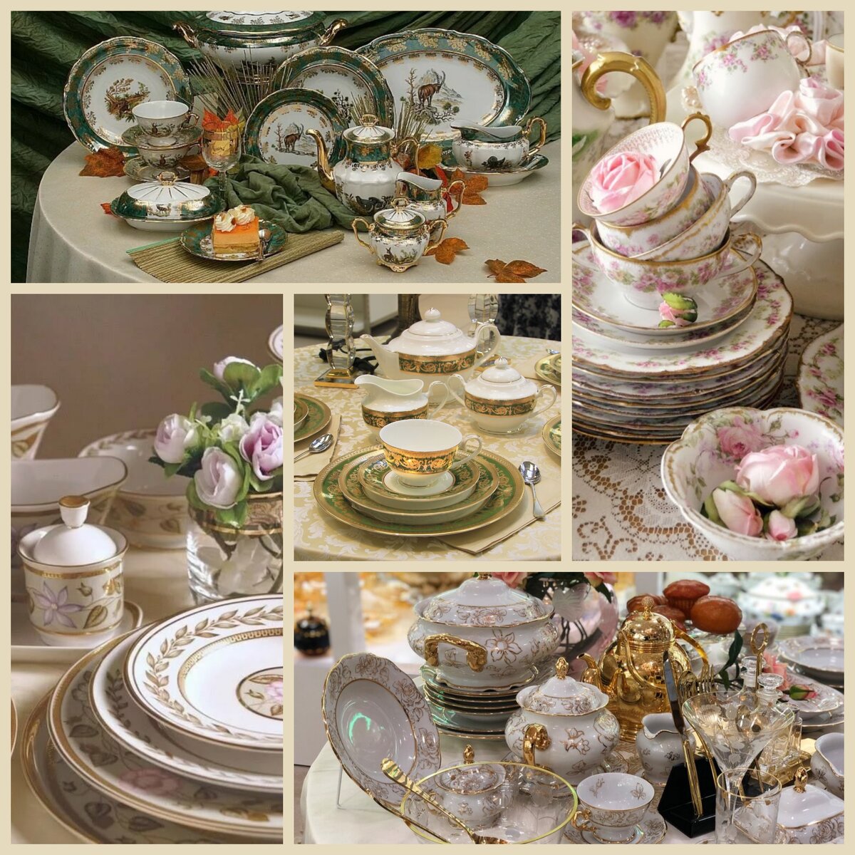 Фарфоровая посуда ценилась во все времена