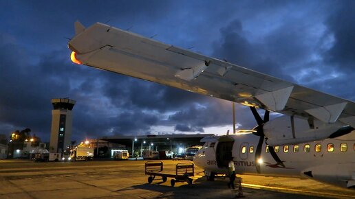 ATR 72-500 а/к Air Mauritius, рейс Родригес - Маврикий