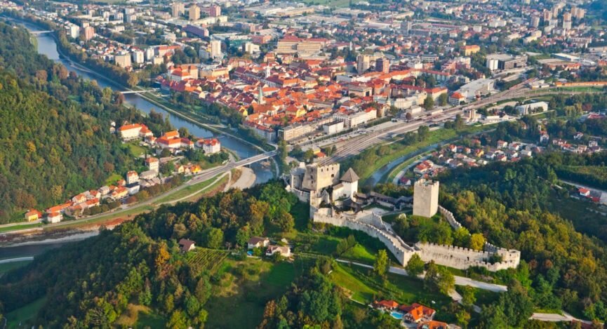 Вид на город