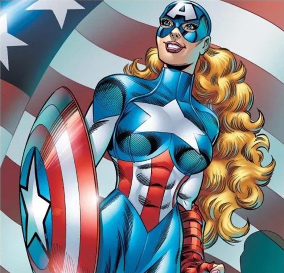 Американская мечта с щитом Капитана Америки