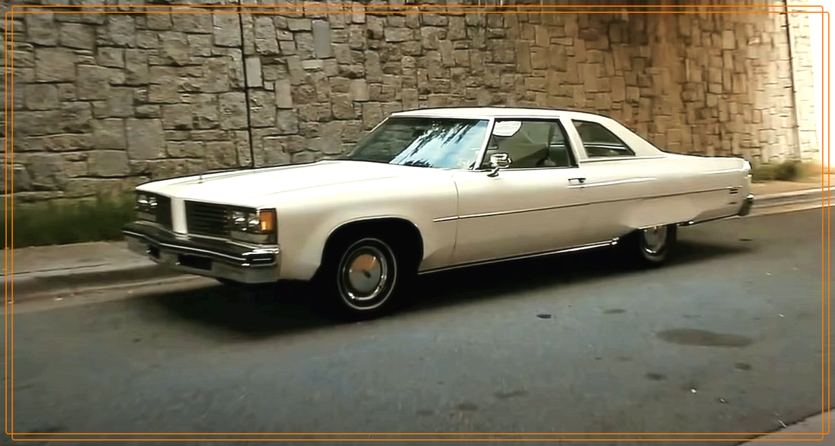 Oldsmobile Ninety-Eight Regency Coupe, 74 года.