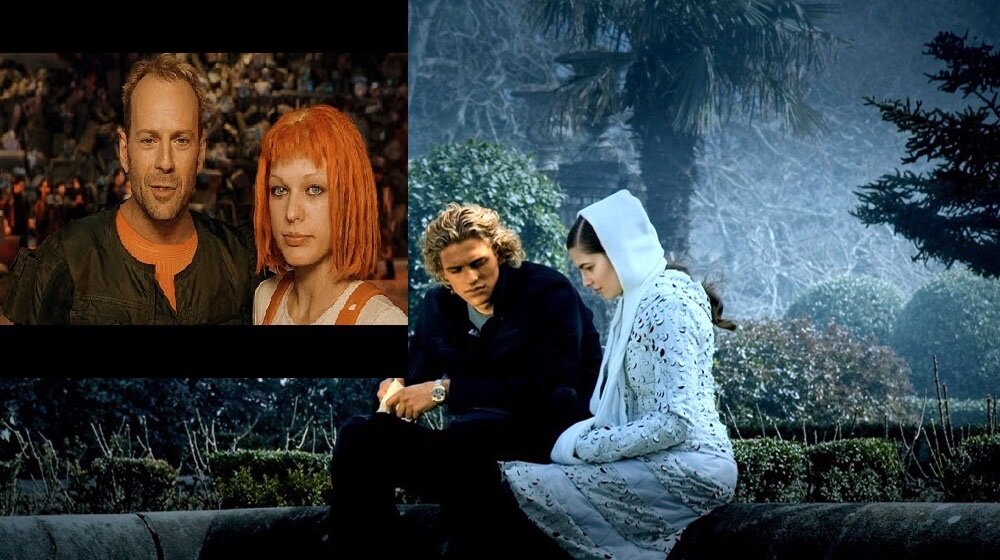 Фото из фильмов "Пятый элемент" и "Обитаемый остров"