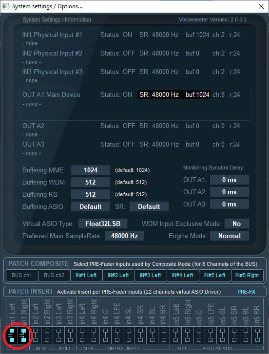 Настройка Voicemeeter Banana