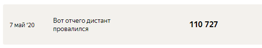 110 тысяч раз, получено сотни лайков в подтверждение того, что это было так, а значит я прав первый раз