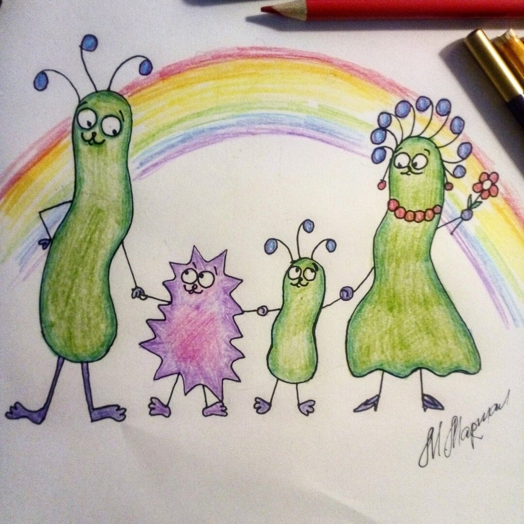 Иллюстрация автора. Ну, да, вот так по-детски))))))